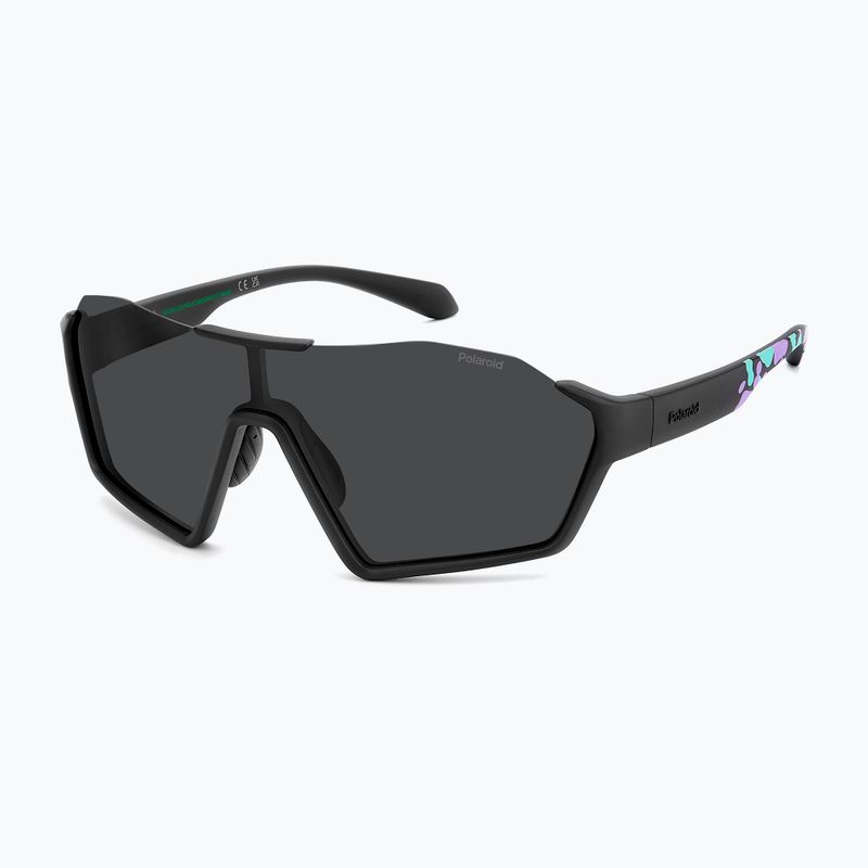 Okulary przeciwsłoneczne Polaroid PLD 7062/S matte black/grey polarized 2