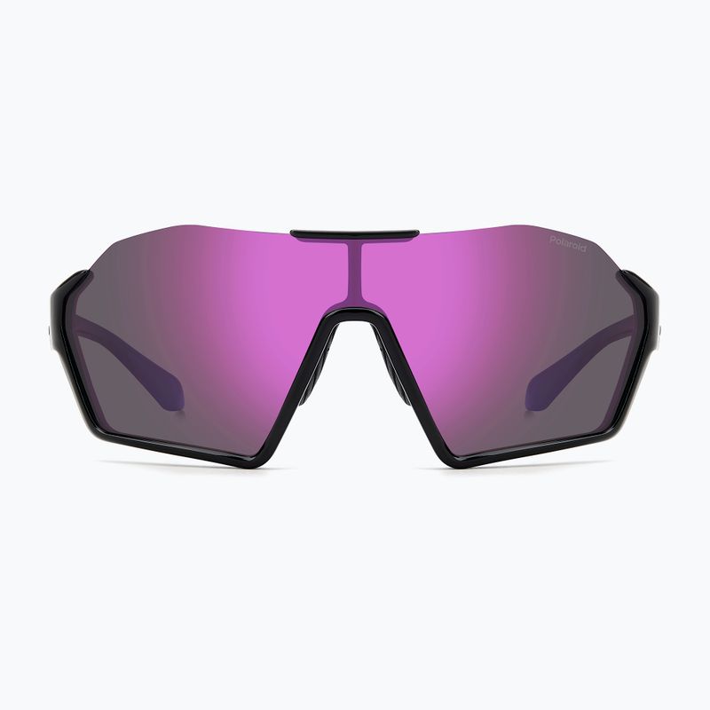 Okulary przeciwsłoneczne Polaroid PLD 7062/S black/grey pink mirror polarized 3