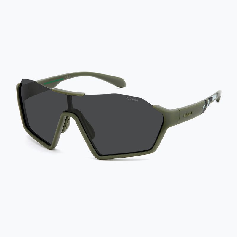 Okulary przeciwsłoneczne Polaroid PLD 7062/S matte green/grey polarized 2