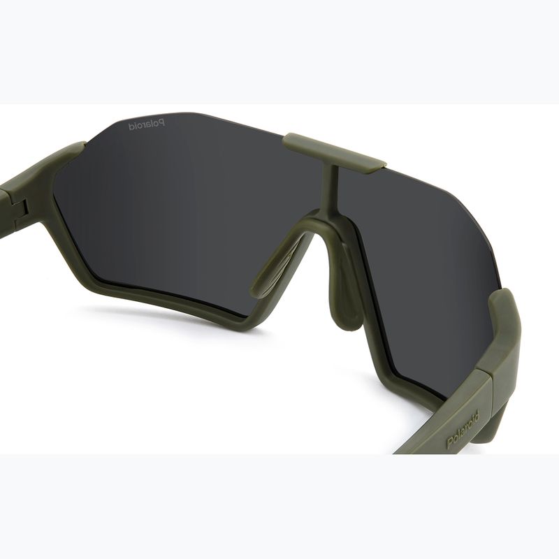 Okulary przeciwsłoneczne Polaroid PLD 7062/S matte green/grey polarized 6