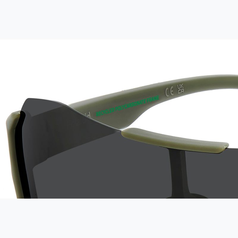 Okulary przeciwsłoneczne Polaroid PLD 7062/S matte green/grey polarized 8