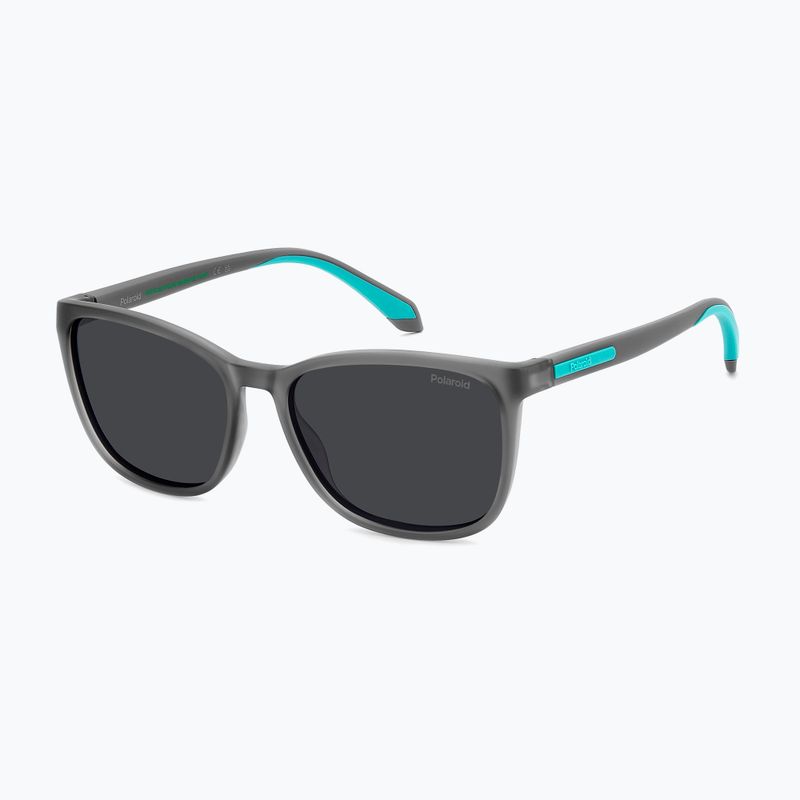 Okulary przeciwsłoneczne Polaroid PLD 2169/S/X matte grey/grey polarized 2