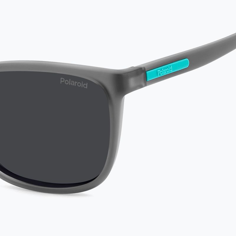 Okulary przeciwsłoneczne Polaroid PLD 2169/S/X matte grey/grey polarized 7