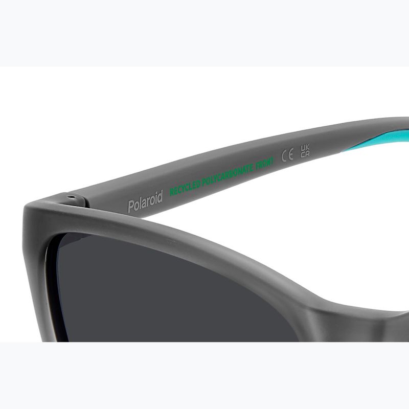 Okulary przeciwsłoneczne Polaroid PLD 2169/S/X matte grey/grey polarized 8