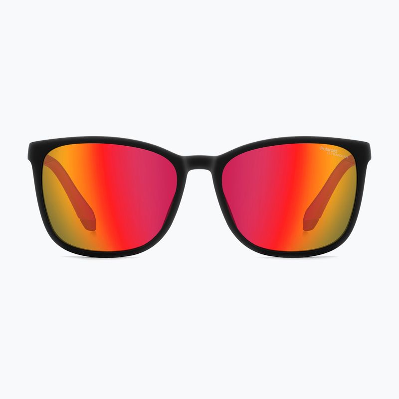 Okulary przeciwsłoneczne Polaroid PLD 2169/S/X matte black red/red multilayer polarized high contrast 3