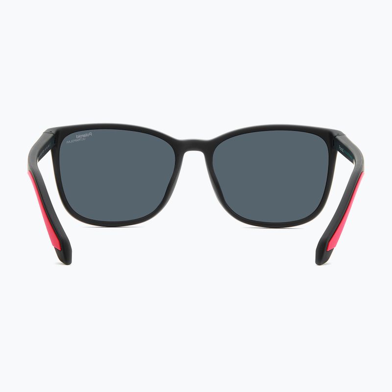 Okulary przeciwsłoneczne Polaroid PLD 2169/S/X matte black red/red multilayer polarized high contrast 5