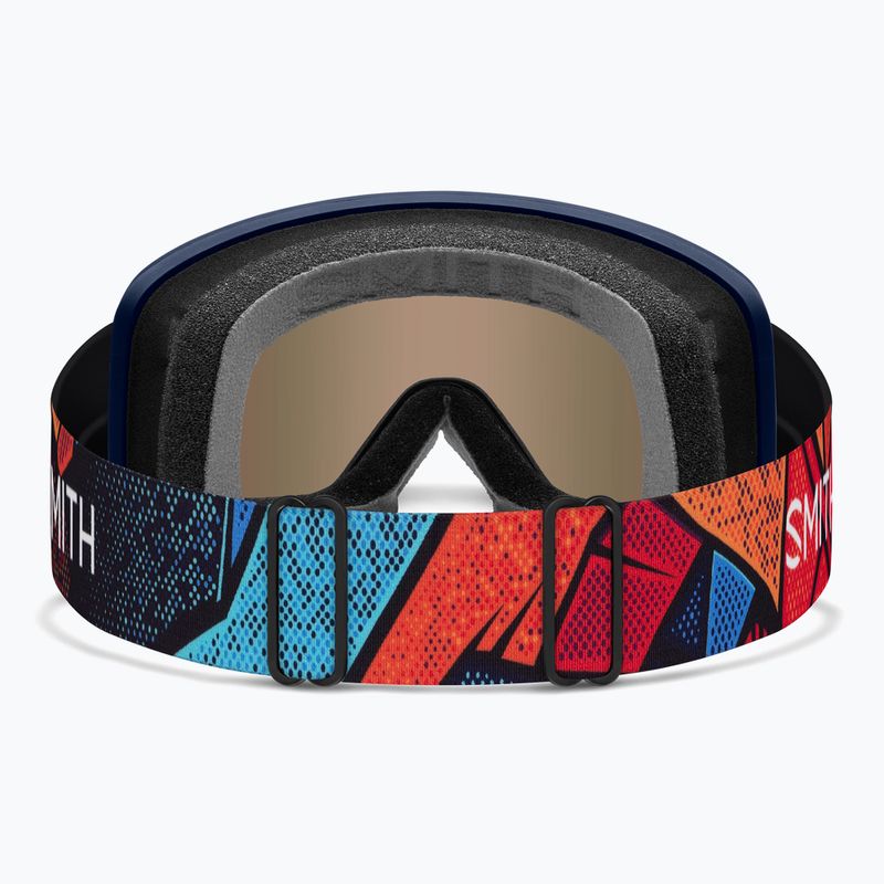 Gogle narciarskie Smith Transfer S3 midnight geo alpine/red solx mirror antifog 3