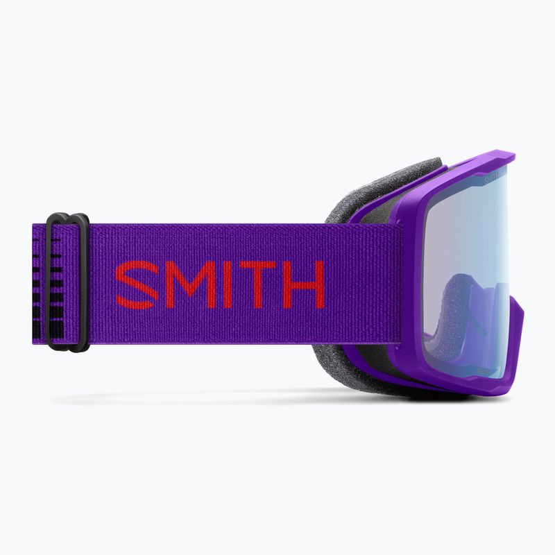 Gogle narciarskie Smith Tribute S1 fresh purple/blue sensor mirror antifog 4