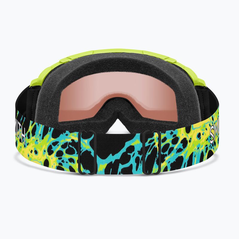 Gogle narciarskie dziecięce Smith Daredevil S3 electric lime slime/green solx mirror antifog 4