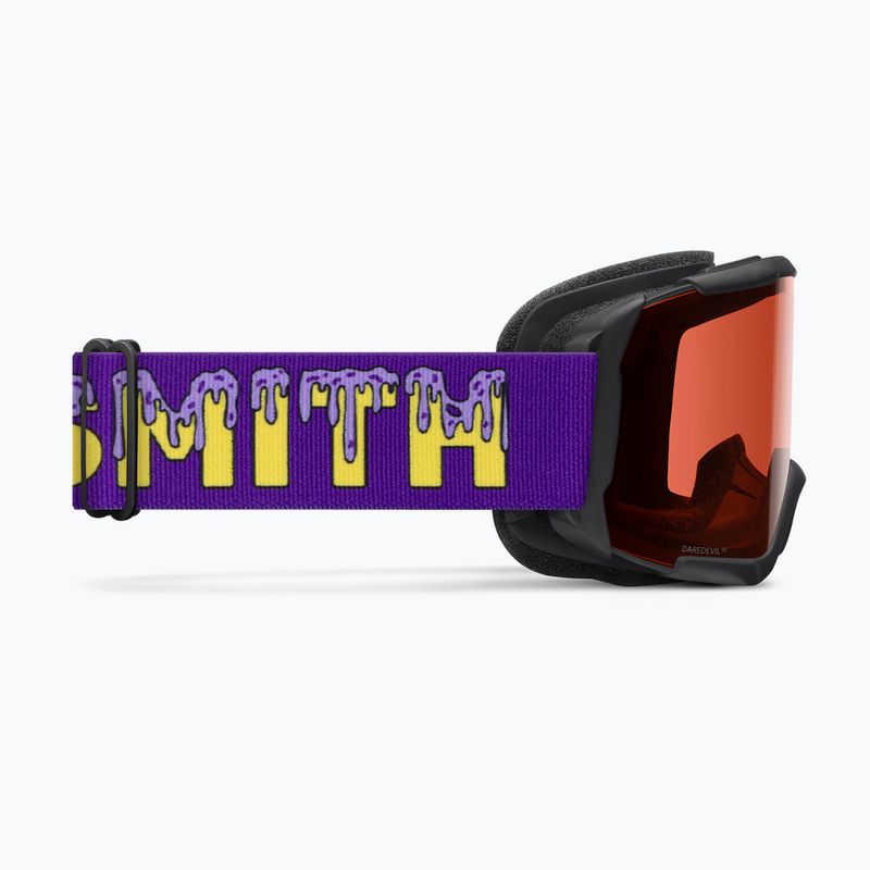 Gogle narciarskie dziecięce Smith Daredevil S1 black donuts/blue sensor mirror antifog 2