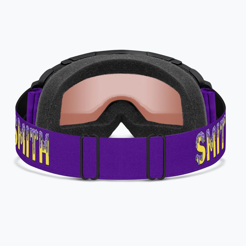 Gogle narciarskie dziecięce Smith Daredevil S1 black donuts/blue sensor mirror antifog 4