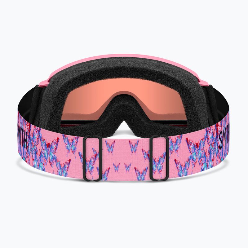 Gogle narciarskie dziecięce Smith Rascal Jr S2 bright pink lofi butterfly/rose copper antifog 4