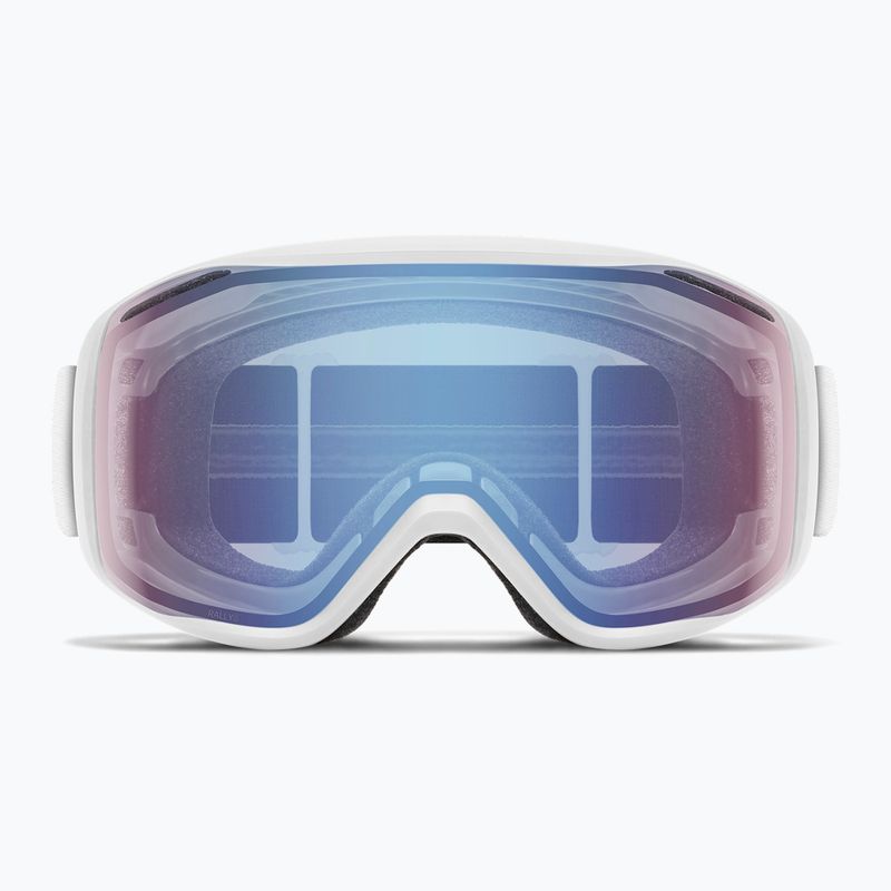 Gogle narciarskie Smith Rally S1-S2 white/photochromic blue sensor mirror 2