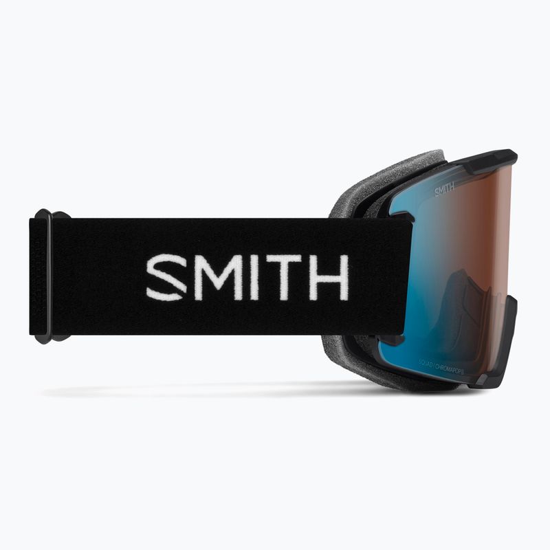 Gogle narciarskie Smith Squad S3-S1 black/chromapop pro photochromic blue mirror 4