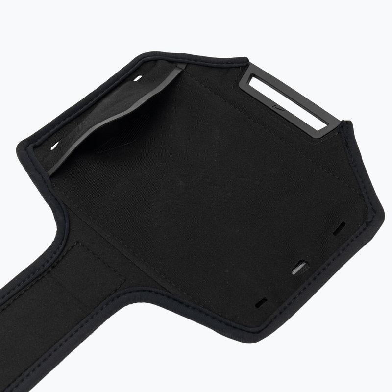Opaska na telefon do biegania Nike Essentials Arm Band black/black/silver 3