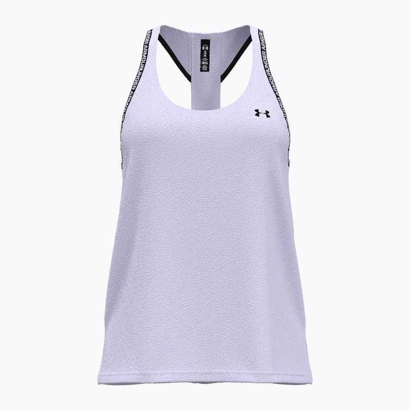 Koszulka treningowa damska Under Armour Knockout Tank salt purple/white