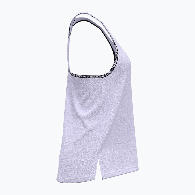 Tank top treningowy damski Under Armour Knockout Tank salt purple/white 3