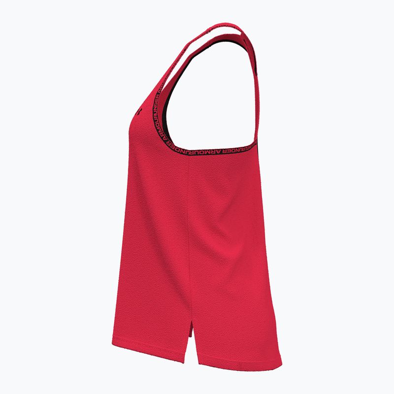 Tank top treningowy damski Under Armour Knockout Tank racer red/black 4