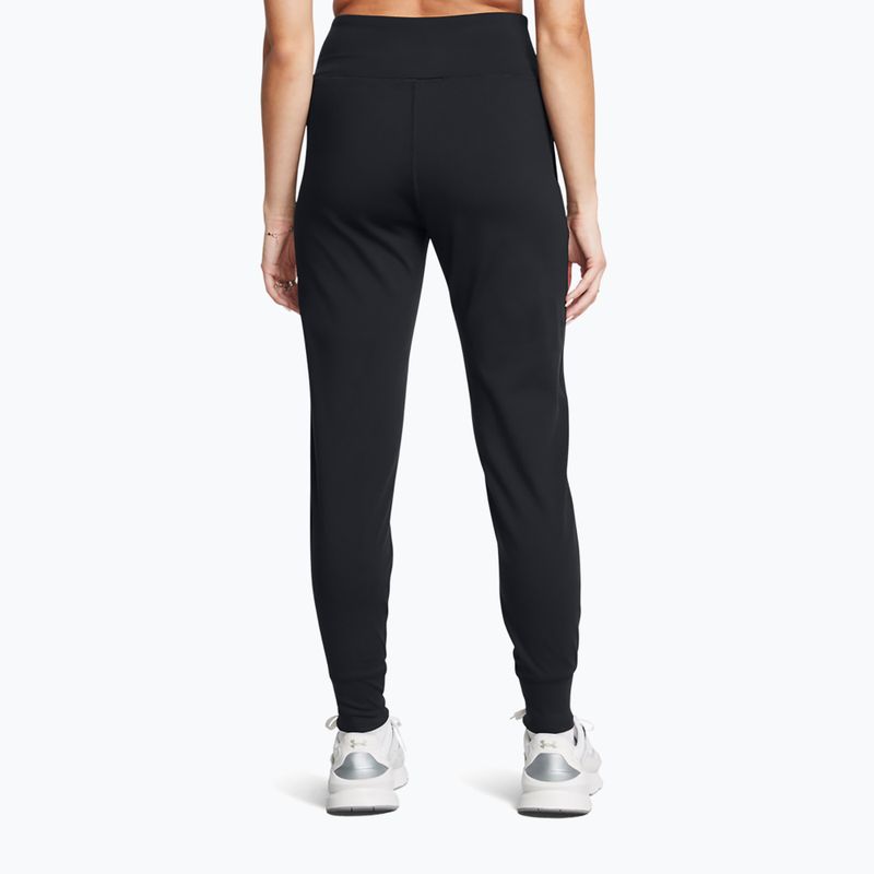 Spodnie treningowe damskie Under Armour Motion black/white 3