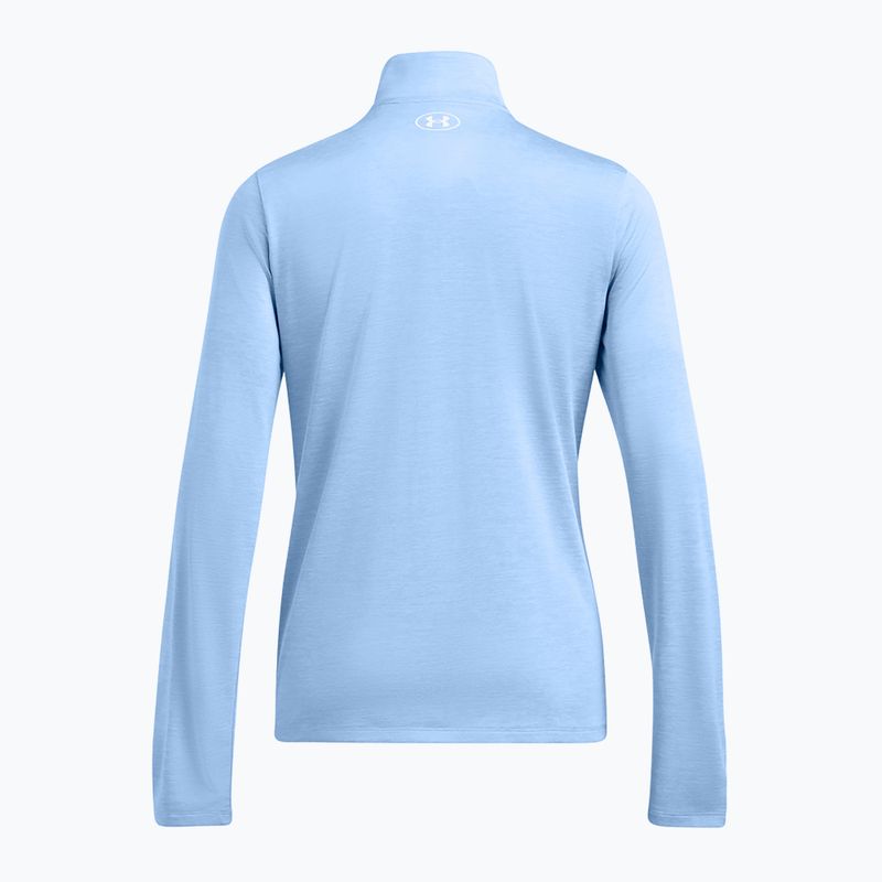 Bluza damska Under Armour Tech 1/2 Zip-Twist horizon blue/white 2