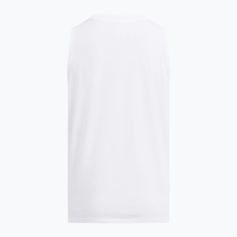 Tank top treningowy damski Under Armour Rival Muscle Tank white/black 4