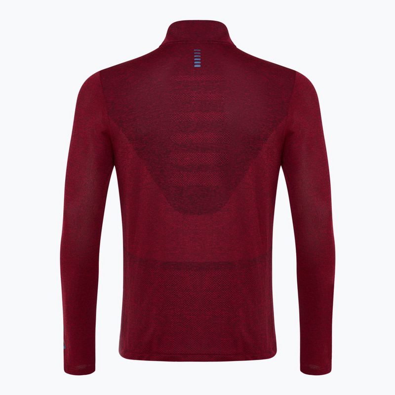 Bluza do biegania męska Under Armour Seamless Stride 1/4 Zip racer red/reflective 2