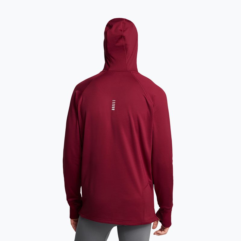 Bluza męska do biegania Under Armour Launch Elite CW Balaclava Hoody cardinal/reflective 2