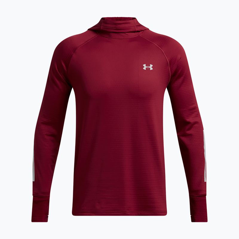 Bluza męska do biegania Under Armour Launch Elite CW Balaclava Hoody cardinal/reflective 5