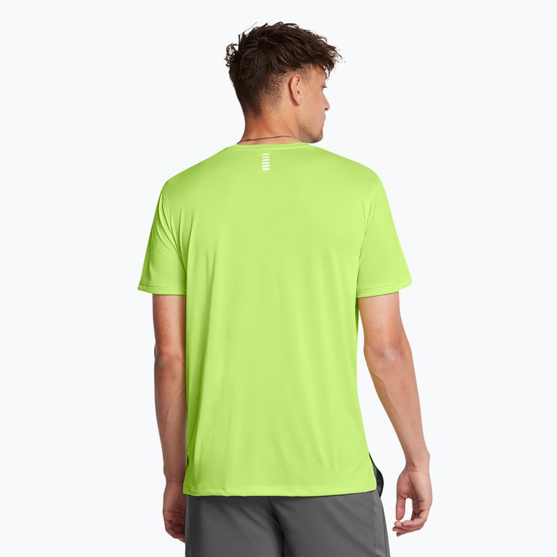 Koszulka do biegania męska Under Armour UA Launch morph green/reflective 2