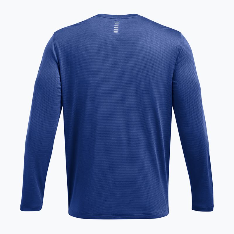 Longsleeve do biegania męski Under Armour Launch tech blue/reflective 2