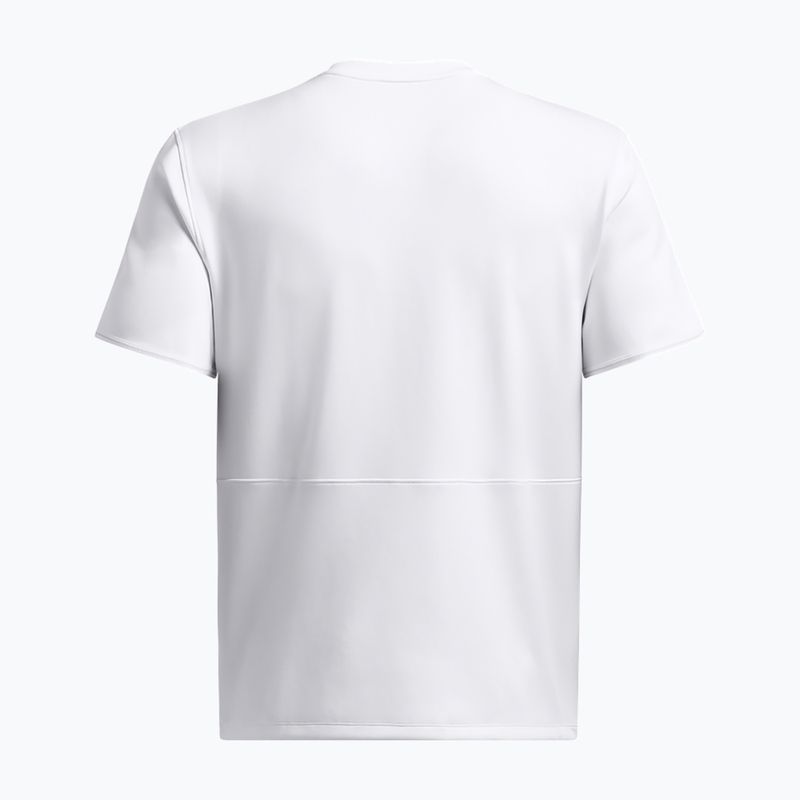 Koszulka męska Under Armour Run Anywhere white/morph green/black 4