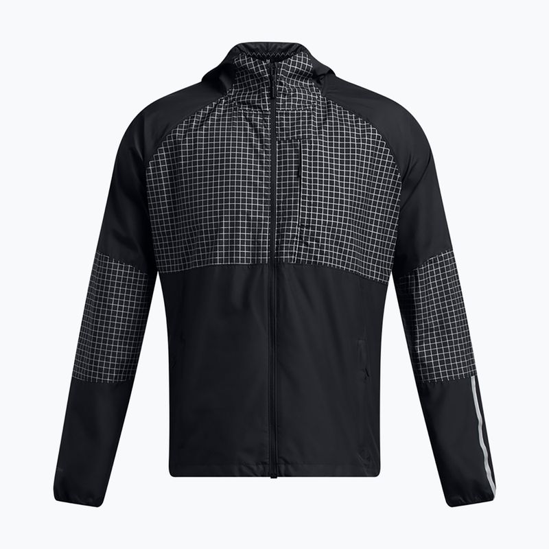 Kurtka do biegania męska Under Armour Launch Elite CW black/reflective 3
