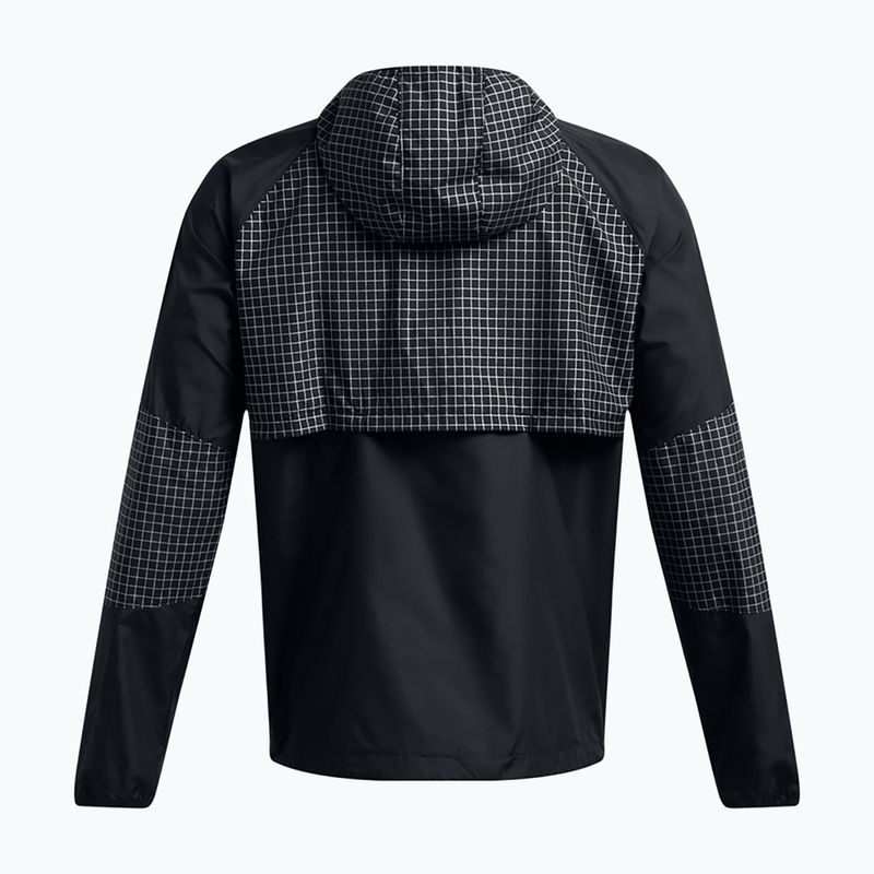 Kurtka do biegania męska Under Armour Launch Elite CW black/reflective 4