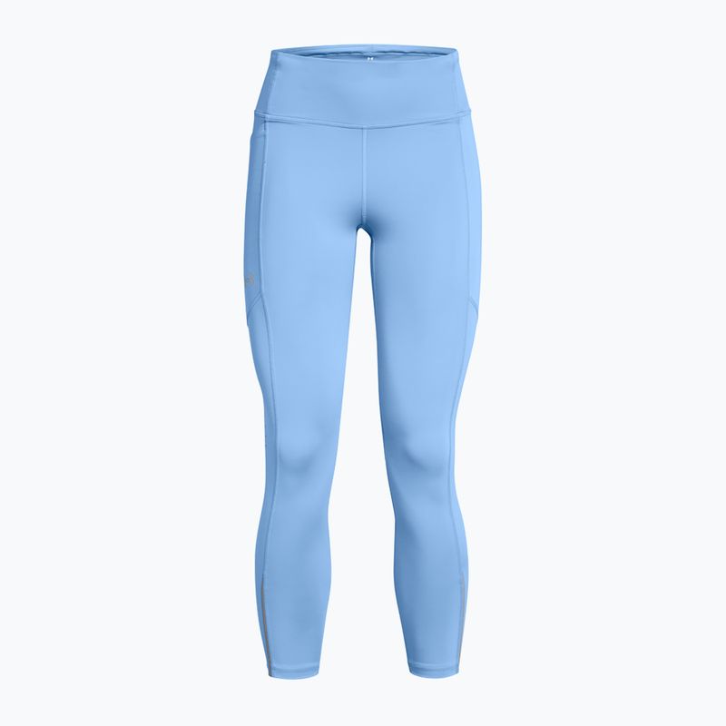 Legginsy do biegania damskie Under Armour Launch Ankle horizon blue/horizon blue/reflective 5