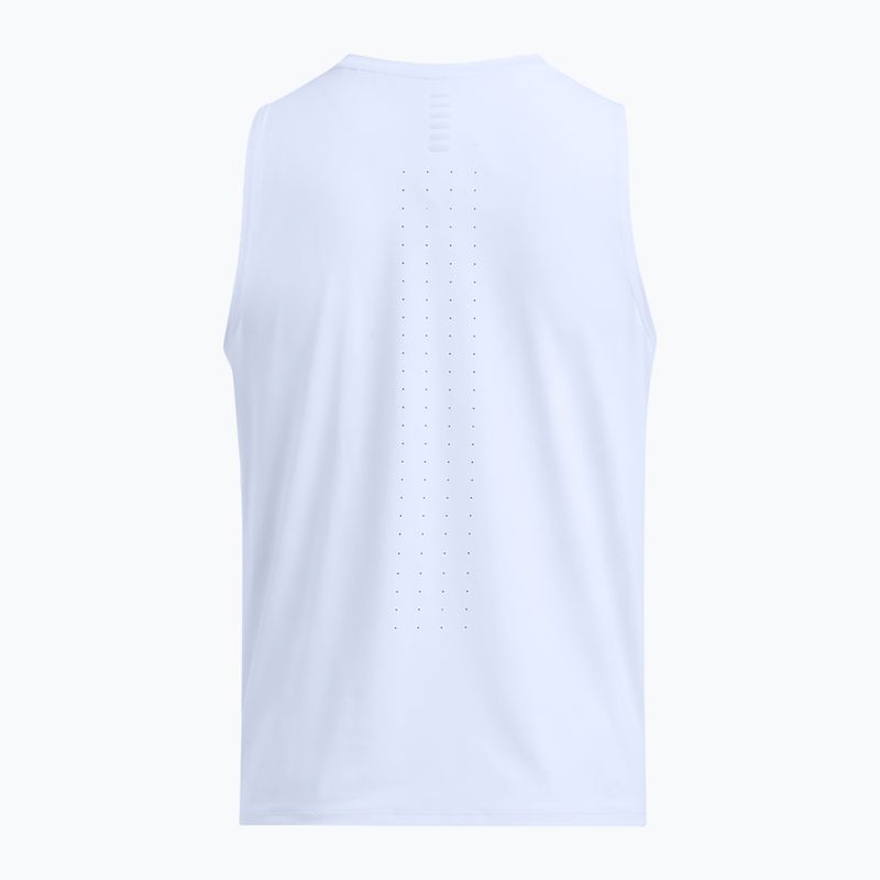 Koszulka do biegania damska Under Armour Launch Elite Tank nimbus blue/reflective 2