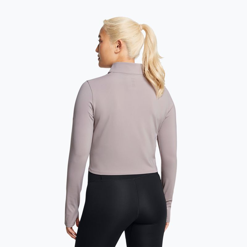 Longsleeve do biegania damski Under Armour Launch Elite Half Zip tetra gray/reflective 2