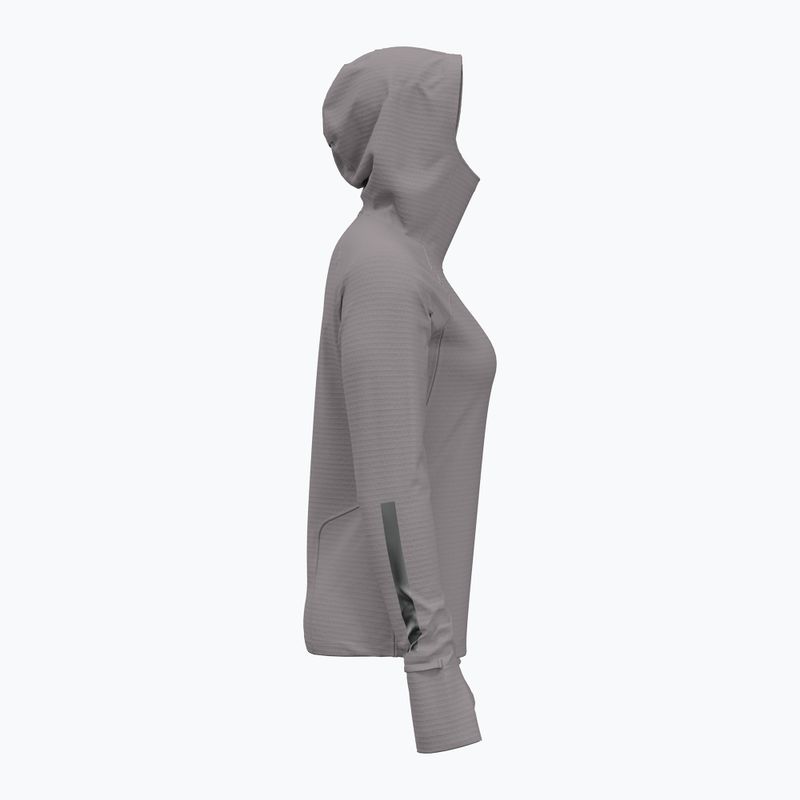 Bluza damska do biegania Under Armour Lunch Elite CW Balaclava Hoodie tetra gray/reflective 4