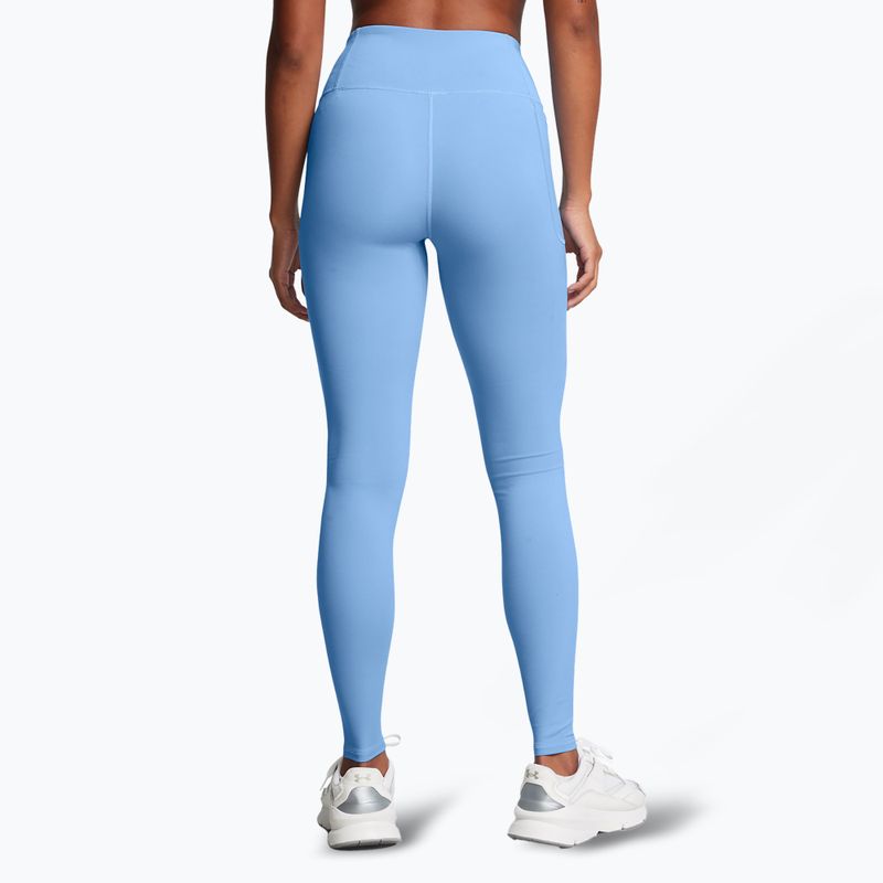 Legginsy treningowe damskie Under Armour Motion horizon blue/white 3