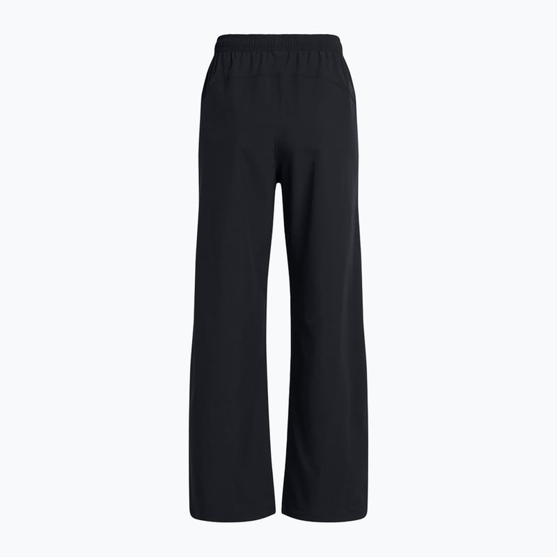 Spodnie damskie Under Armour Rival Wide Leg black/white 6
