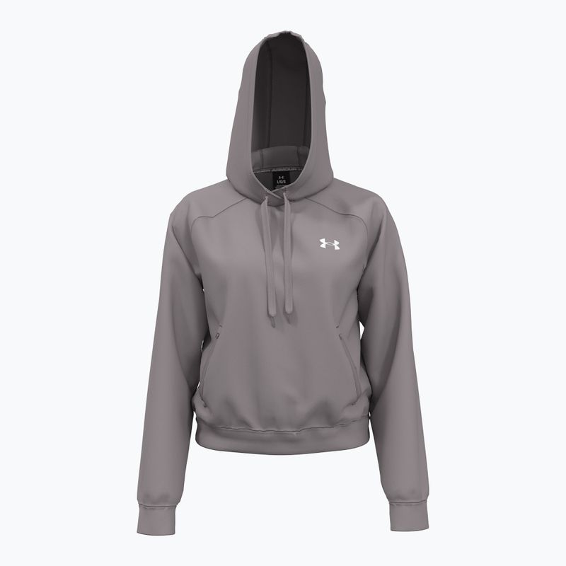 Bluza damska Under Armour Pro Fleece Hoodie tetra gray/white