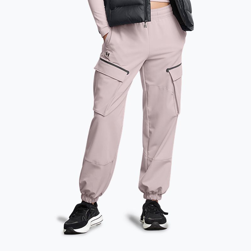 Spodnie damskie Under Armour Unstoppable Cargo tetra grey/black