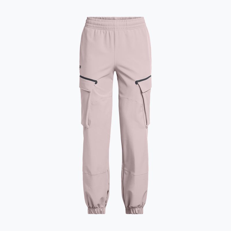 Spodnie damskie Under Armour Unstoppable Cargo tetra grey/black 6