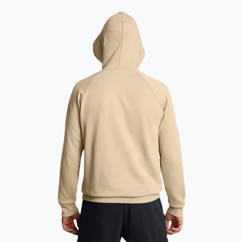 Bluza męska Under Armour Rival Fleece Logo HD city khaki/summit white 2