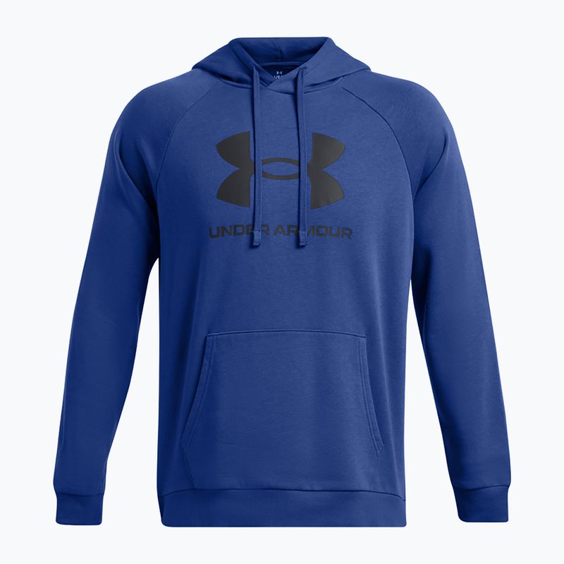 Bluza męska Under Armour Rival Fleece Logo HD tech blue/midnight navy