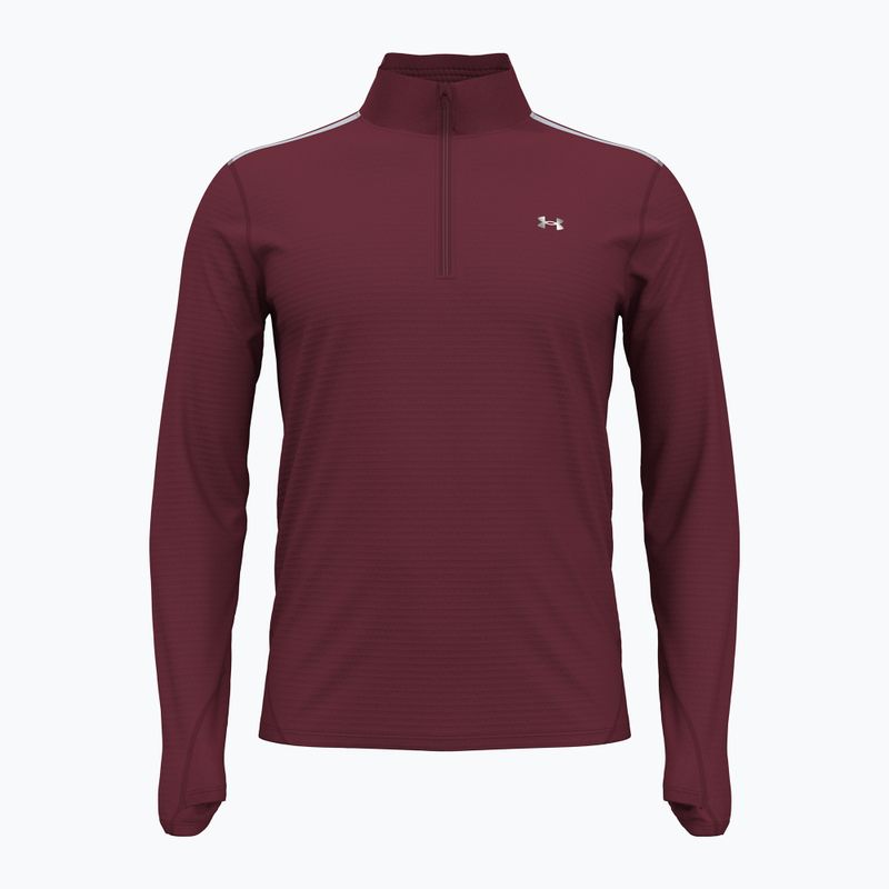 Bluza do biegania męska Under Armour Vanish CW 1/4 Zip cardinal/reflective