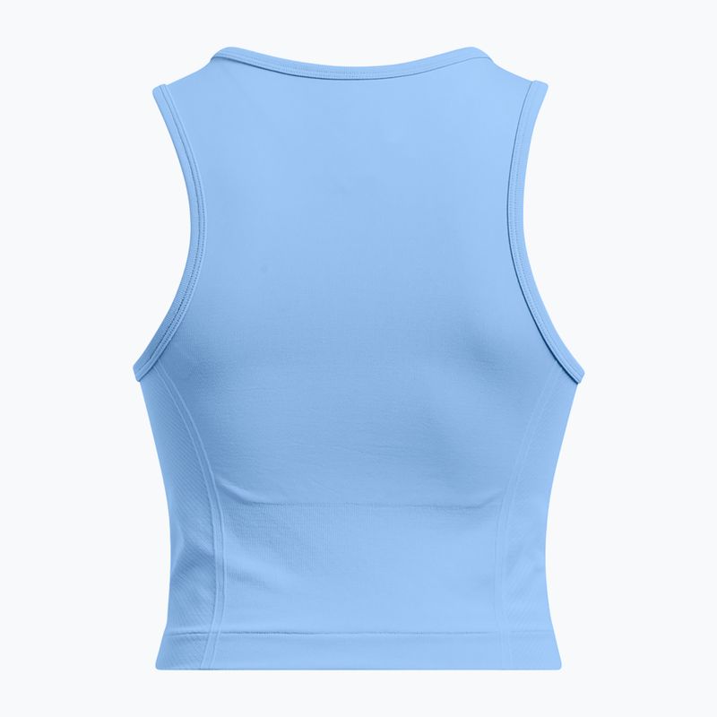 Tank top treningowy damski Under Armour Vanish Seamless horizon blue/white 2