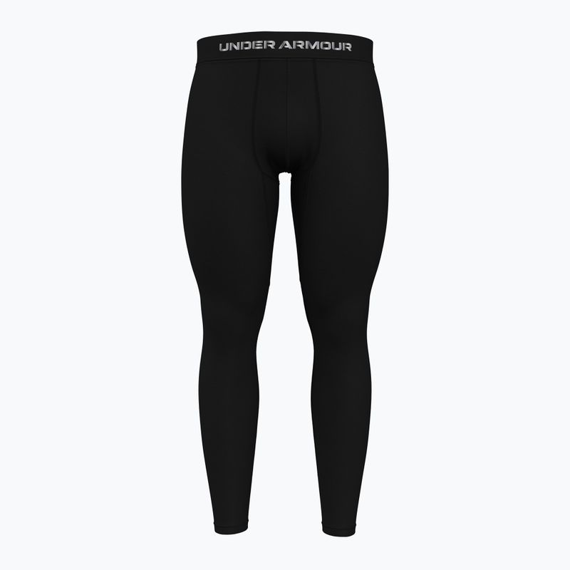 Legginsy treningowe męskie Under Armour Elite CG metallic silver