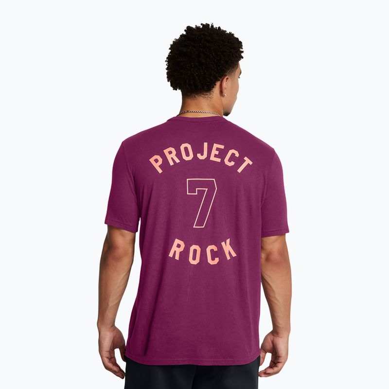 Koszulka męska Under Armour Project Rock 7 purple 2