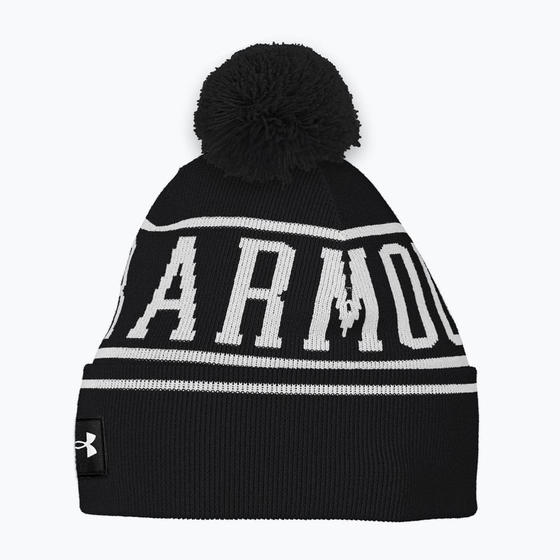 Czapka zimowa męska Under Armour Halftime Pom Beanie black/white/white 4