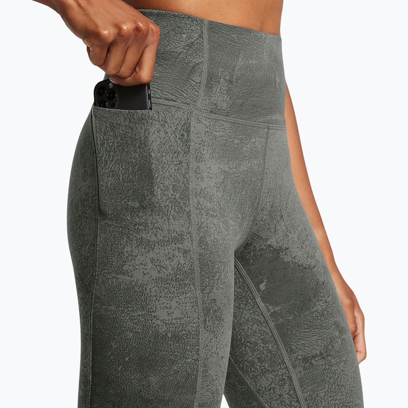Legginsy treningowe damskie Under Armour Project Rock clay green/silt 4